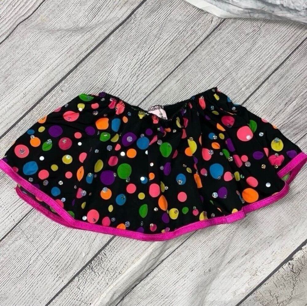 Costume Gallery Girls S polka dot skirt w/elastic waistband super twirly